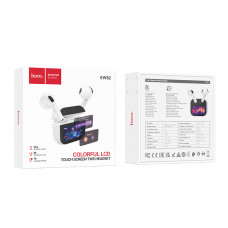 Бездротові навушники HOCO EW82 Sparkle true wireless touch screen BT headset White (6942007646529)