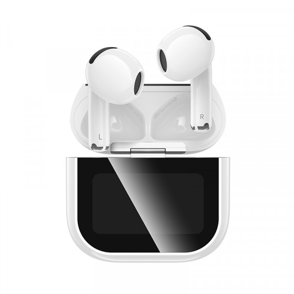 Бездротові навушники HOCO EW82 Sparkle true wireless touch screen BT headset White (6942007646529)
