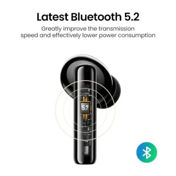 Бездротові навушники UGREEN WS106 HiTune T3 Active Noise-Cancelling Wireless Earbuds (Чорний)(UGR-90401)