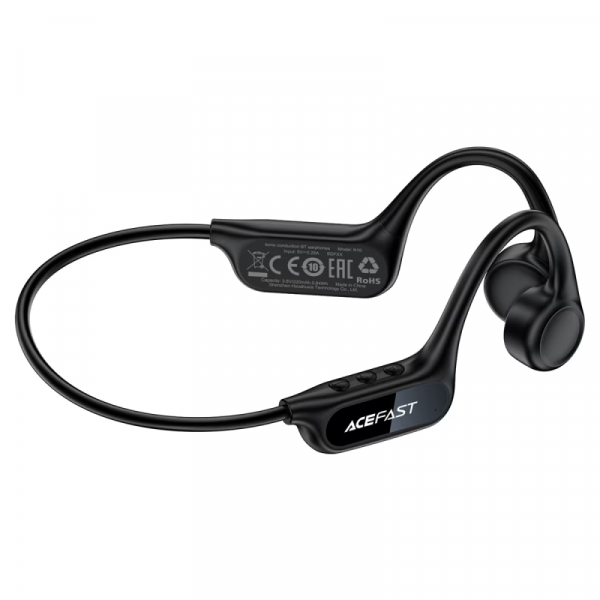 Бездротові спортивні навушники ACEFAST N10 bone conduction BT earphones, IP68, Black (6974316287018 )