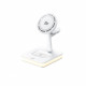 Бездротовий зарядний пристрій REMAX 33W Multifunctional 3-in-1 Wireless Charger with Light RP-W96 White (6954851222279)