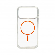 Чохол Cosmic Acrylic Thin Magnetic for Apple iPhone 17 Pro Orange (AcColMagi17pOrange)