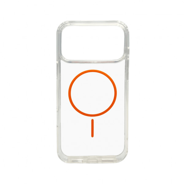 Чохол Cosmic Acrylic Thin Magnetic for Apple iPhone 17 Pro Orange (AcColMagi17pOrange)