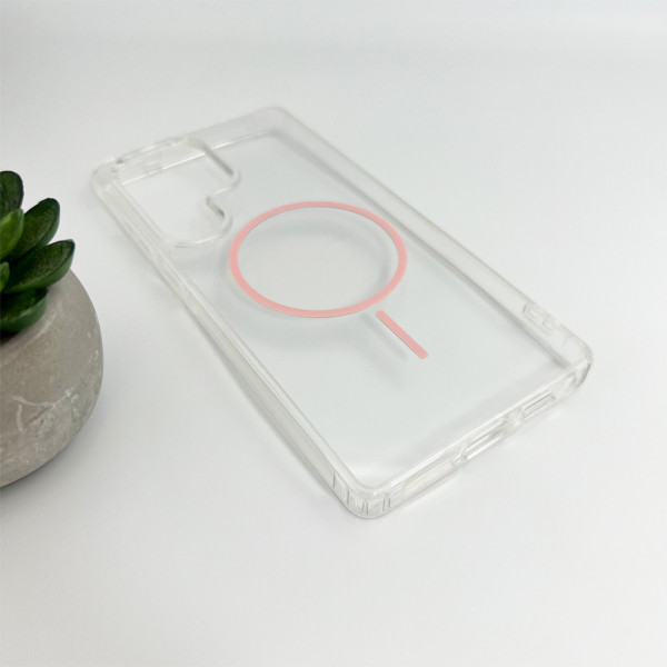 Чохол Cosmic Acrylic Thin Magnetic for Samsung Galaxy S25 Ultra Pink (AcColMagiSS25PUPink)