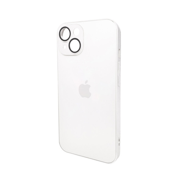 Чохол для смартфона AG Glass Matt Frame Color Logo for Apple iPhone 14 Pearly White