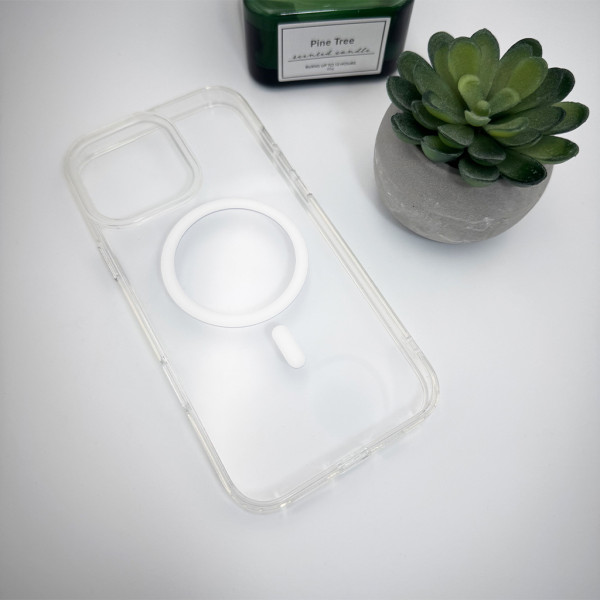 Чохол для смартфона Cosmic Acrilyc Colorful Mag for Apple iPhone 14 Pro Max White (AcrilycColor14PMWhite)