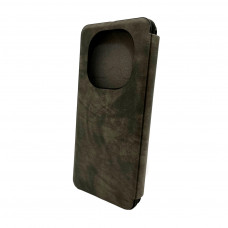 Чохол для смартфона Leather Premium for Xiaomi Redmi Note 14 Pro 4G Grey (LPRRmNt14Pro4GGrey)