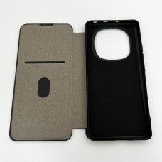 Чохол для смартфона Leather Premium for Xiaomi Redmi Note 14 Pro 4G Grey (LPRRmNt14Pro4GGrey)