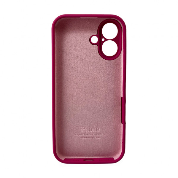 Чохол для смартфона Silicone Full Case AA Camera Protect for Apple iPhone 16 32,Dragon Fruit