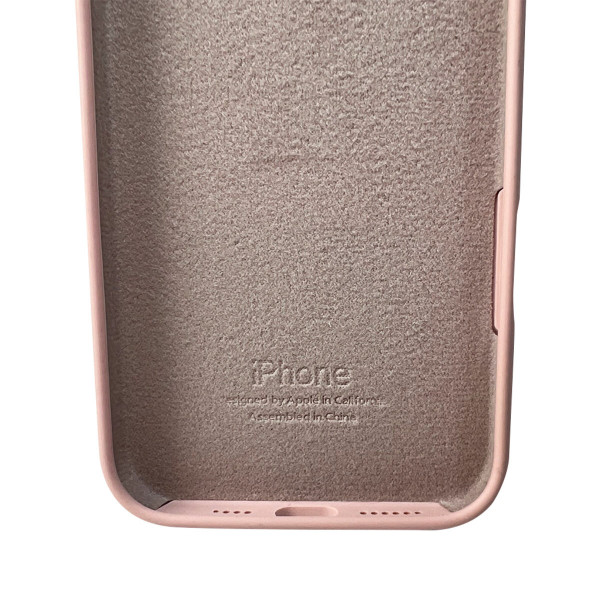 Чохол для смартфона Silicone Full Case AA Camera Protect for Apple iPhone 16 Pro 15,Pink Sand