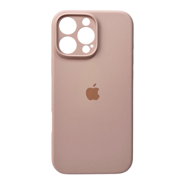 Чохол для смартфона Silicone Full Case AA Camera Protect for Apple iPhone 16 Pro 15,Pink Sand