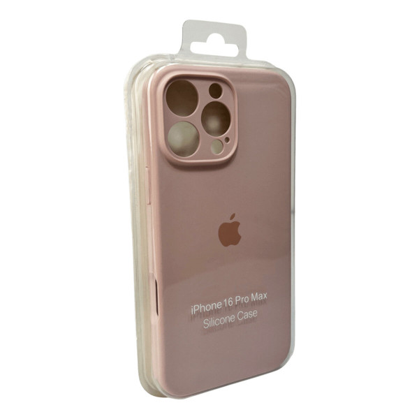 Чохол для смартфона Silicone Full Case AA Camera Protect for Apple iPhone 16 Pro 15,Pink Sand