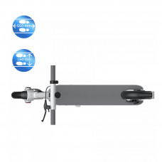 Електросамокат OKAI ES10-NEON Lite Білий 9", 300(600)W, 7.8Ah, 30km, 25kmh, 20%, NFC, App, 15kg