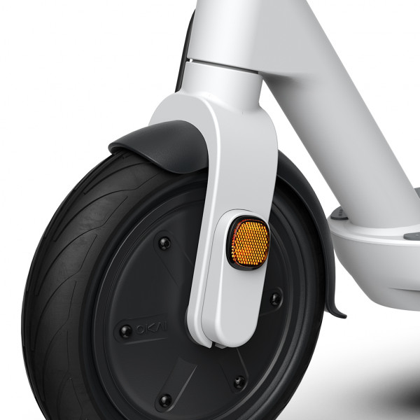 Електросамокат OKAI ES10-NEON Lite Білий 9", 300(600)W, 7.8Ah, 30km, 25kmh, 20%, NFC, App, 15kg