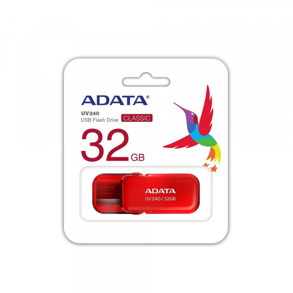 Флеш-накопичувач ADATA USB 2.0 AUV 240 32Gb Red (AUV240-32G-RRD)