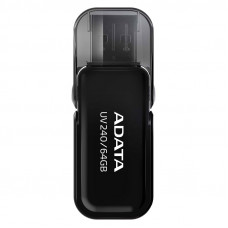 Флеш-накопичувач ADATA USB 2.0 AUV 240 64Gb Black (AUV240-64G-RBK)