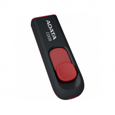 Флеш-накопичувач ADATA USB 2.0 C008 64Gb Black/Red (AC008-64G-RKD)