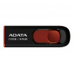 Флеш-накопичувач ADATA USB 2.0 C008 64Gb Black/Red (AC008-64G-RKD)