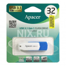 Флеш-накопичувач Apacer USB 3.2 Gen 1 AH357 32GB Blue/White