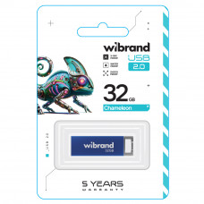 Флеш-накопичувач Wibrand USB 2.0 Chameleon 32Gb Blue (WI2.0/CH32U6U)