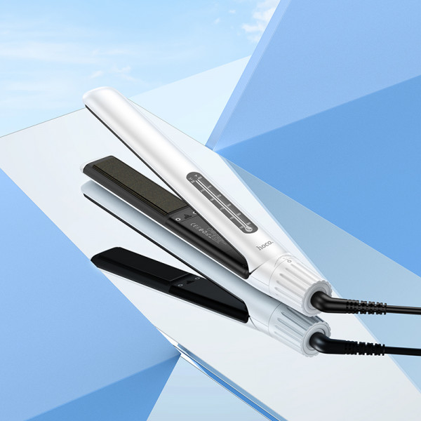 Гребінець для випрямлення волосся HOCO HP41 Straight and curly hair dual-purpose hair straightener(EU) White
