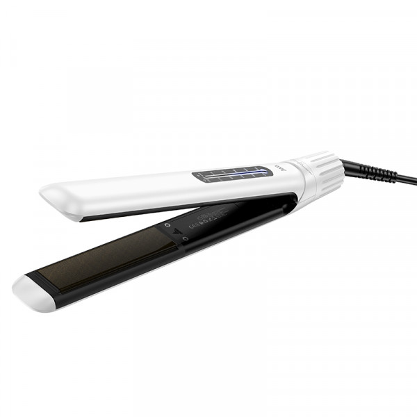 Гребінець для випрямлення волосся HOCO HP41 Straight and curly hair dual-purpose hair straightener(EU) White