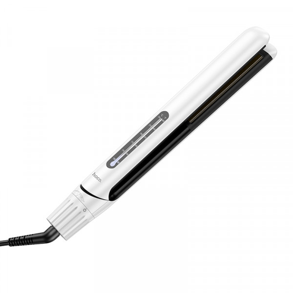 Гребінець для випрямлення волосся HOCO HP41 Straight and curly hair dual-purpose hair straightener(EU) White