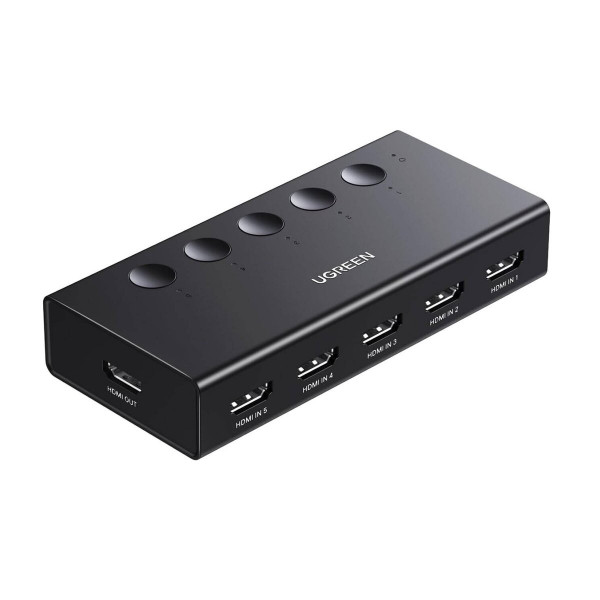 HDMI-Спліттер UGREEN 5-In 1-Out HDMI Switch