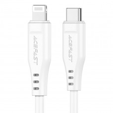Кабель ACEFAST C3-01 Type-C to iP 3A, 30W, TPE, TPE connectors, Білий