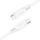 Кабель ACEFAST C3-03 Type-C to Type-C 3A, 60W, 1.2m, TPE, TPE connectors, White (6974316280859)