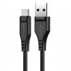Кабель ACEFAST C3-04 USB to Type-C 3A, 1.2m, TPE, TPE connectors, Чорний