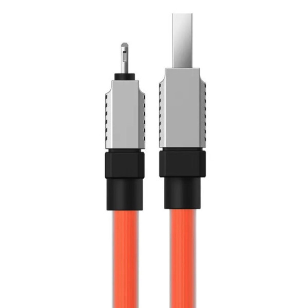 Кабель Baseus CoolPlay Series Fast Charging Cable USB to iP 2.4A 1m Orange