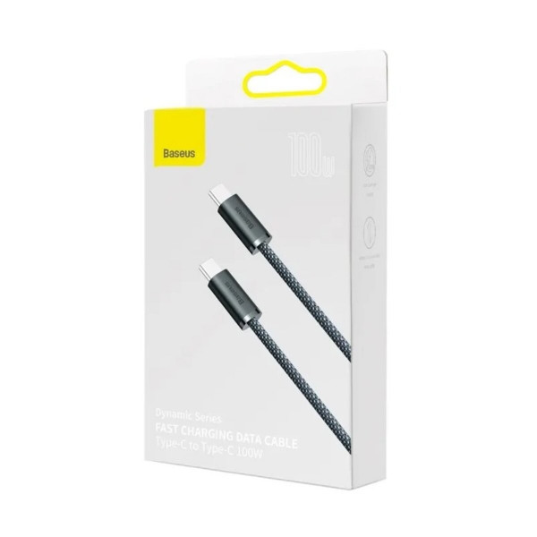 Кабель Baseus Dynamic Series Fast Charging Data Cable Type-C to Type-C 100W 1m Slate Gray