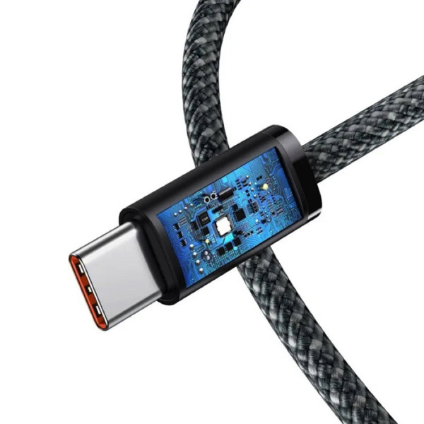 Кабель Baseus Dynamic Series Fast Charging Data Cable Type-C to Type-C 100W 1m Slate Gray