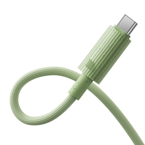 Кабель Baseus Habitat Series Fast Charging Cable Type-C to Type-C 100W 1m Natural Green