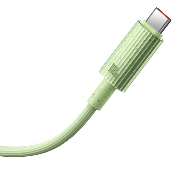 Кабель Baseus Habitat Series Fast Charging Cable Type-C to Type-C 100W 1m Natural Green