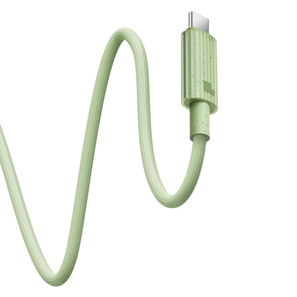 Кабель Baseus Habitat Series Fast Charging Cable Type-C to Type-C 100W 1m Natural Green