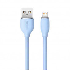 Кабель Baseus Jelly Liquid Silica Gel Fast Charging Data Cable USB to iP 2.4A 2m Блакитний
