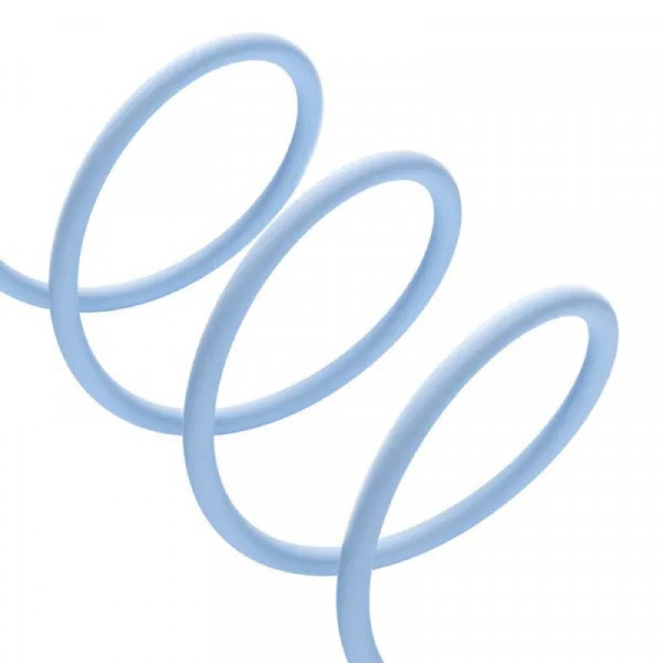Кабель Baseus Jelly Liquid Silica Gel Fast Charging Data Cable USB to iP 2.4A 2m Блакитний