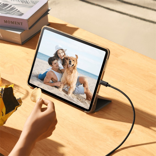 Кабель Baseus Tungsten Gold Fast Charging Data Cable Type-C to Type-C 240W 3m Black (CAWJ040201)