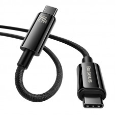 Кабель Baseus Tungsten Gold Fast Charging Data Cable Type-C to Type-C 240W 3m Black (CAWJ040201)