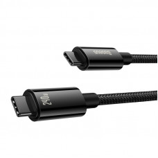 Кабель Baseus Tungsten Gold Fast Charging Data Cable Type-C to Type-C 240W 3m Black (CAWJ040201)