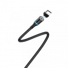 Кабель BOROFONE BU16 Skill magnetic Micro-USB 1.2m, nylon braid, aluminum alloy connector Чорний