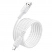 Кабель BOROFONE BX116 Certain charging data cable Micro White (6941991119781)