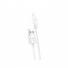 Кабель HOCO X1 USB to Type-C 3A, 1m, PVC, PVC connectors, Білий