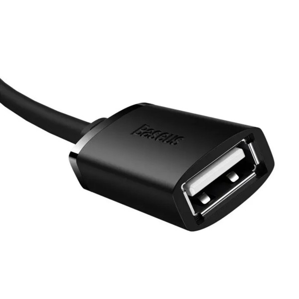 Кабель-подовжувач Baseus AirJoy Series USB2.0 Extension Cable 0.5m Cluster Чорний