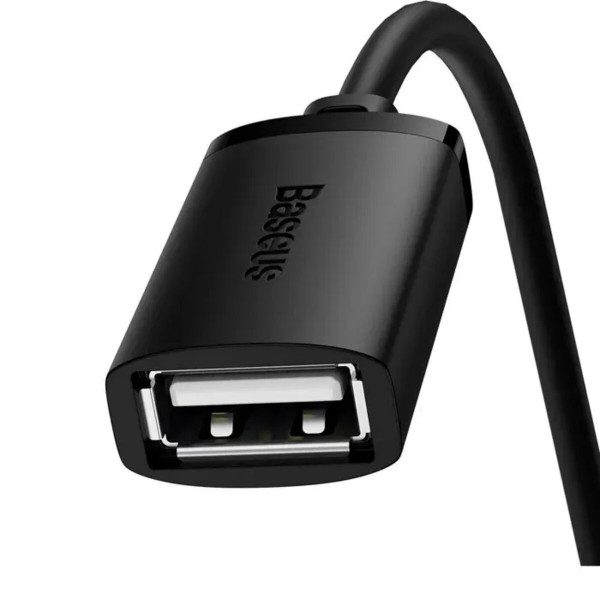 Кабель-подовжувач Baseus AirJoy Series USB2.0 Extension Cable 0.5m Cluster Чорний