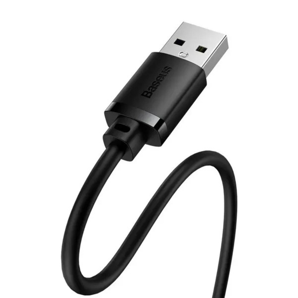 Кабель-подовжувач Baseus AirJoy Series USB2.0 Extension Cable 0.5m Cluster Чорний