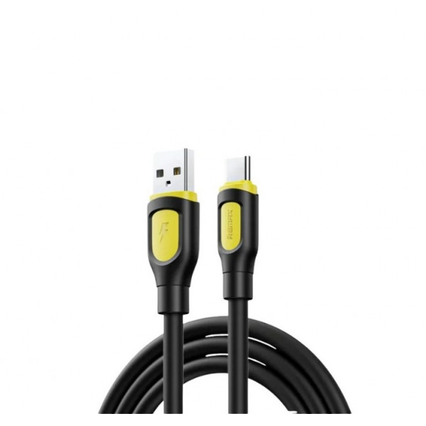 Кабель REMAX Ruinay Series 2.4A Fast Charging Data Cable 1M RC-C113 A-C-Black (6954851219576)