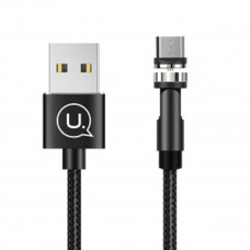 Кабель Usams US-SJ474 U59 Micro Rotatable Magnetic Charging Cable 1m Чорний